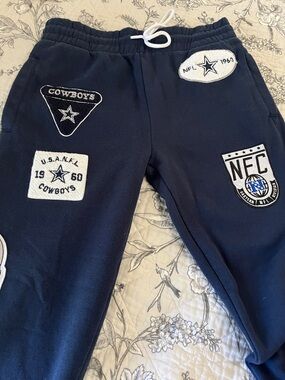 Women’s NFL Apparel Navy Cowboys Patch Jogger Pants